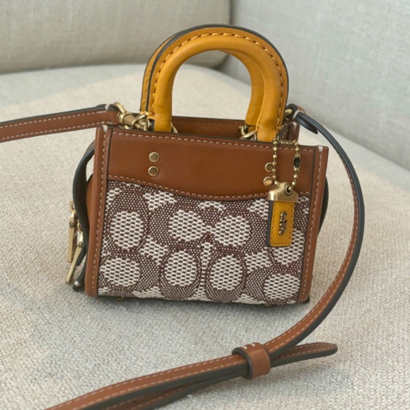 Coach Rogue Bag 12 In Signature Textile Jacquard mini - Picture 3 of 15